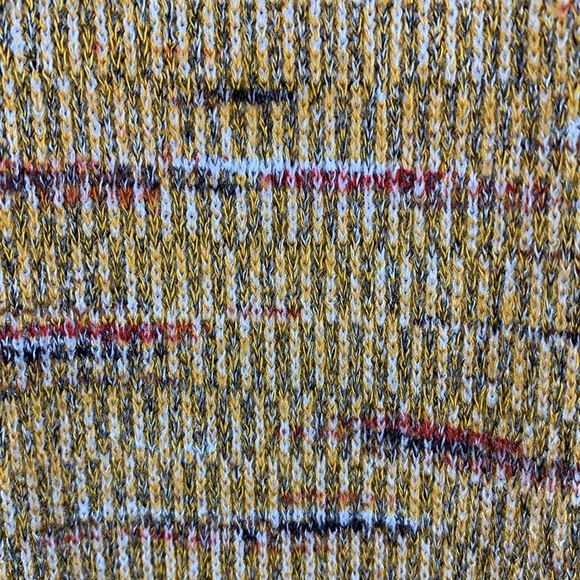 Sonoma Knit Top Blouse Yellow Red L . - Picture 11 of 12